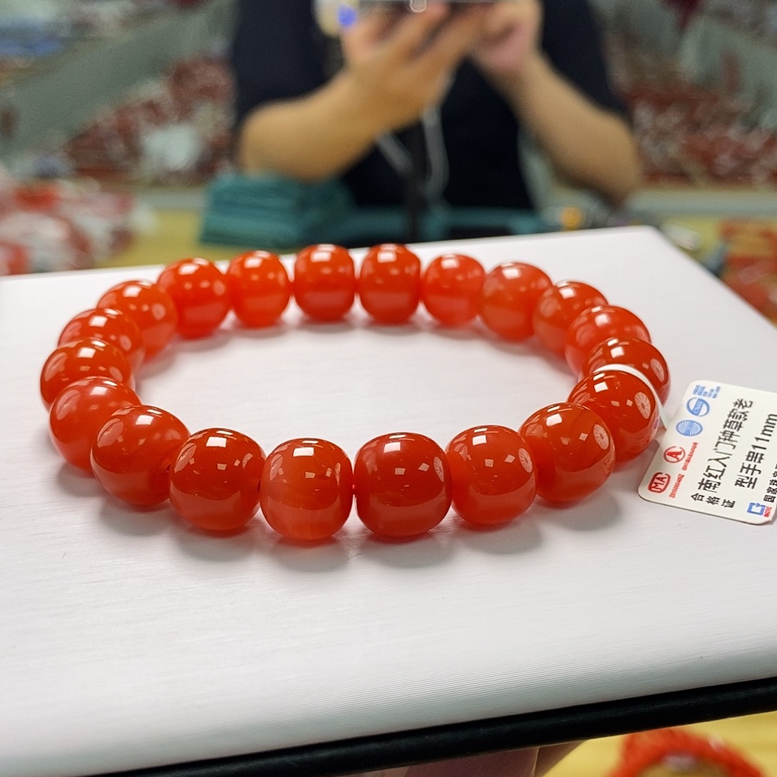 南红玛瑙11mm（多样性发一）未镶嵌