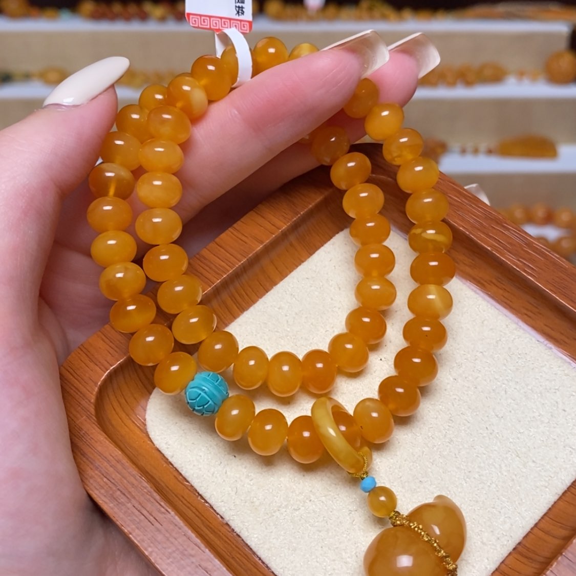 【闪购商品】未镶嵌蜜蜡手链手串