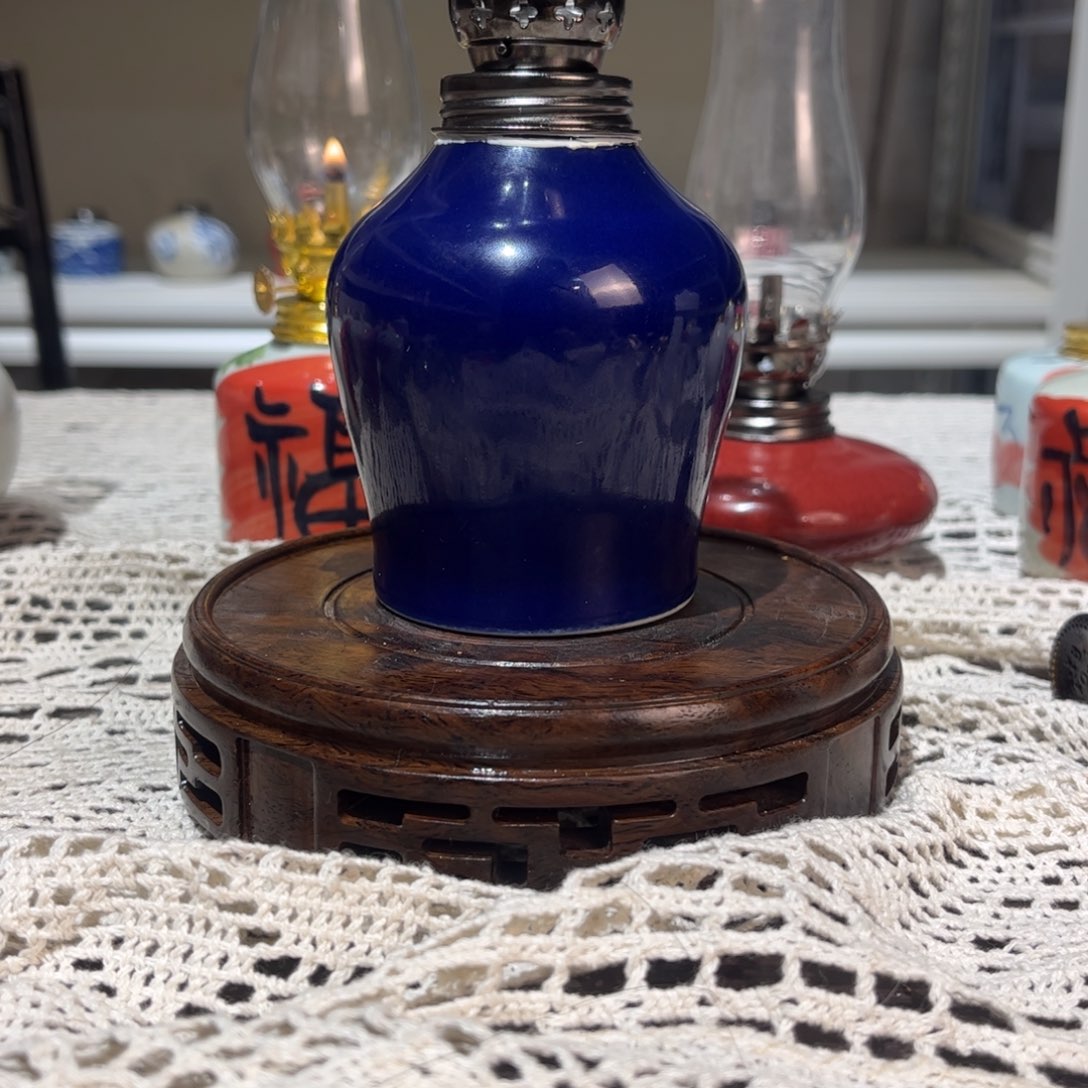 摆件景德镇陶瓷香薰灯