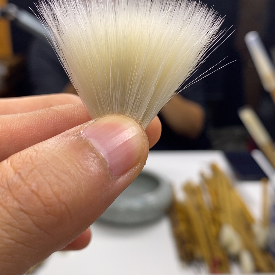 放漏02号，3.5出峰，0.8口径，纯细嫩光峰羊毫