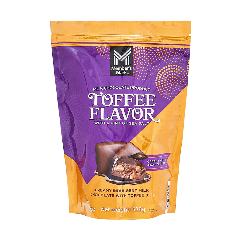 Member'sMark太妃糖风味牛奶巧克力制品 538g