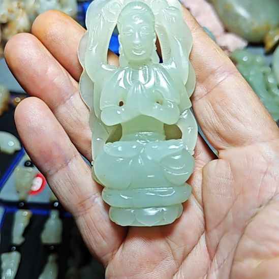 颈饰未镶嵌和田玉無*