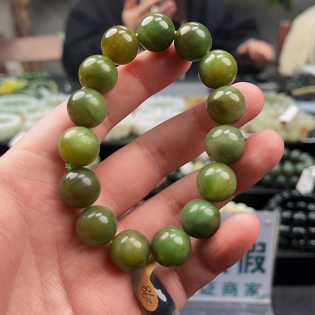 和田玉手串未镶嵌