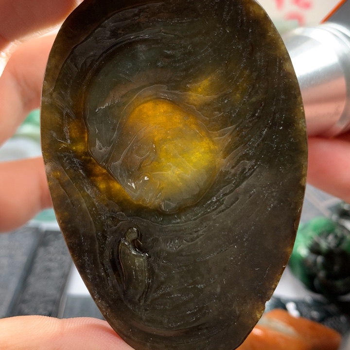 翡翠颈饰未镶嵌保真天然A货翡翠