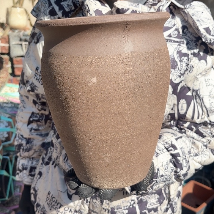 红陶瑕疵口径20*26黑陶