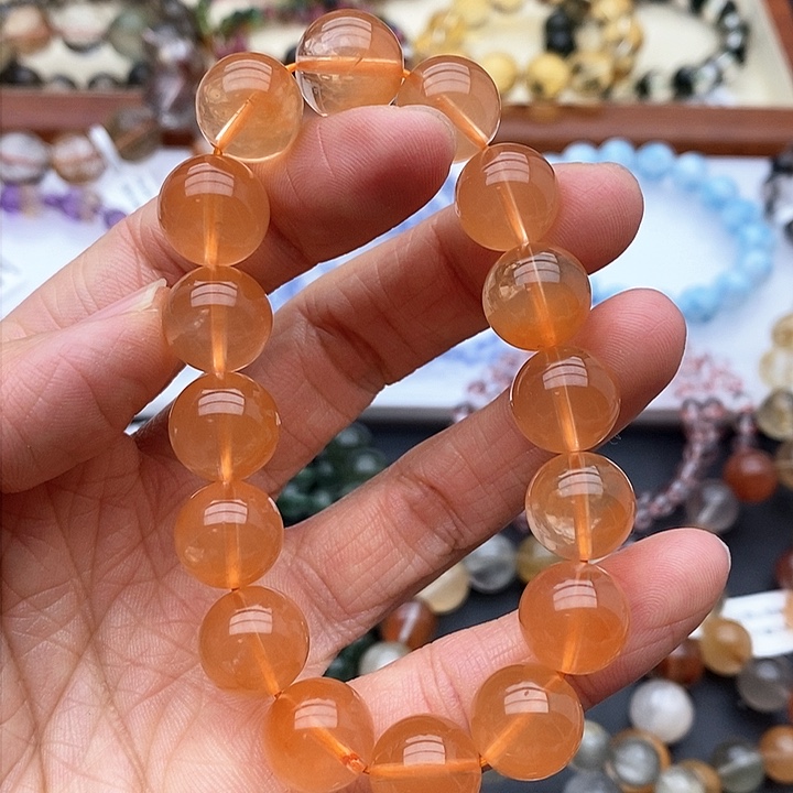 水晶手链未镶嵌兔毛