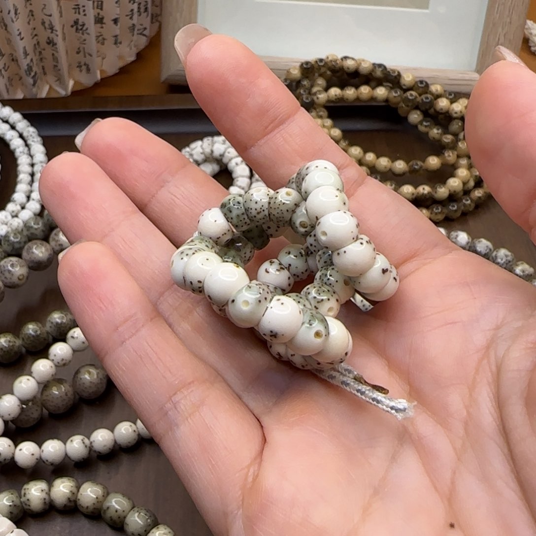 星月菩提吊坠7mm波波肠