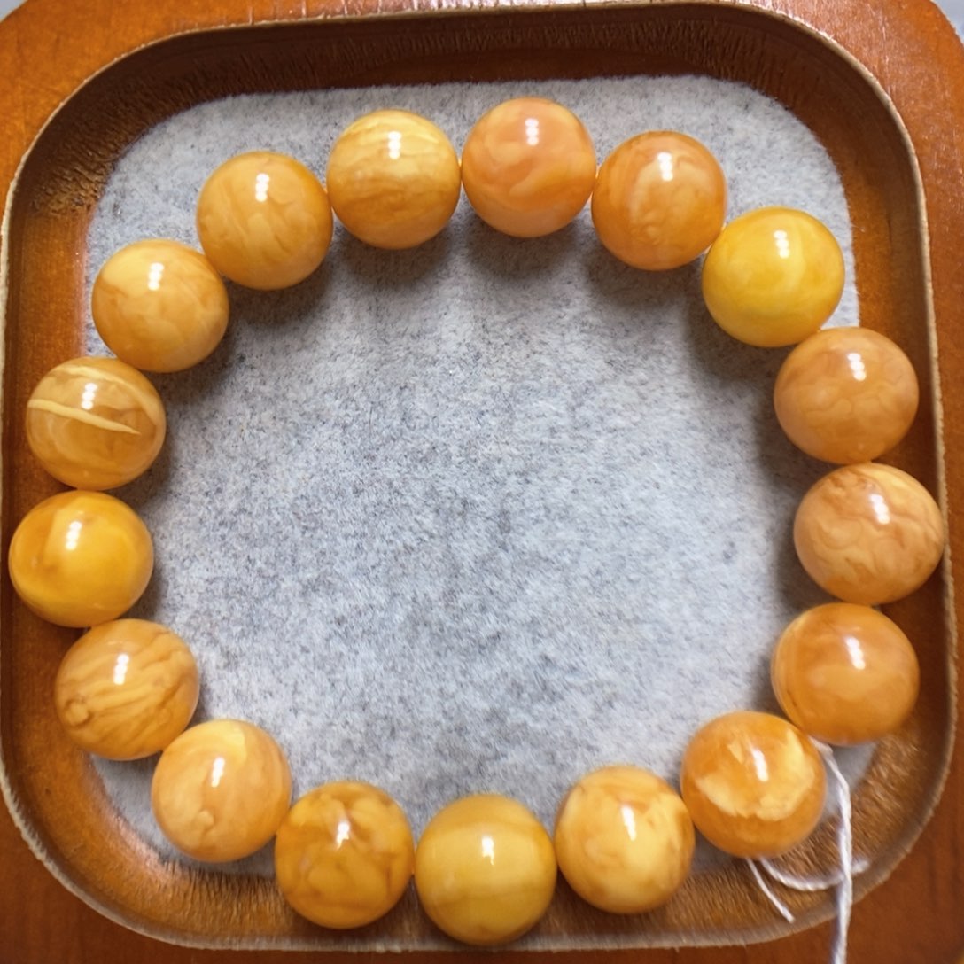 蜜蜡手串未镶嵌蜜蜡