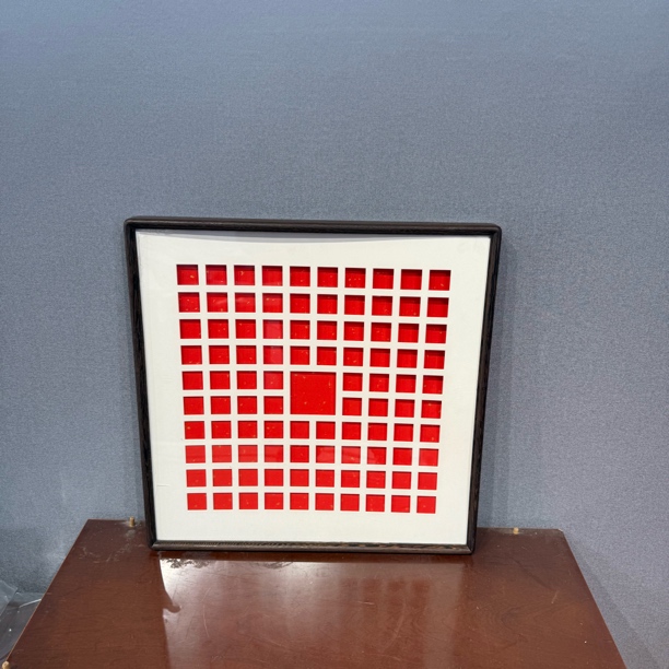 【知新】50x50黑鸡翅画框【到手1个】百福镂空