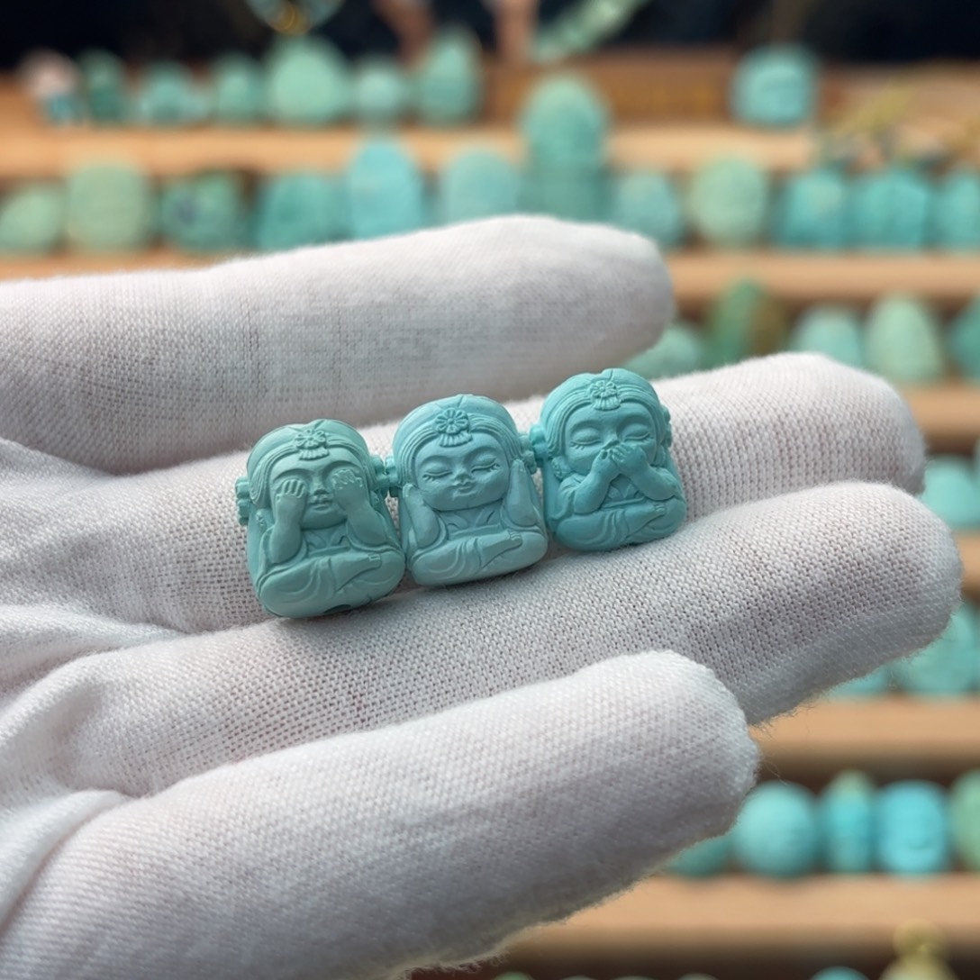 绿松石未镶嵌配饰