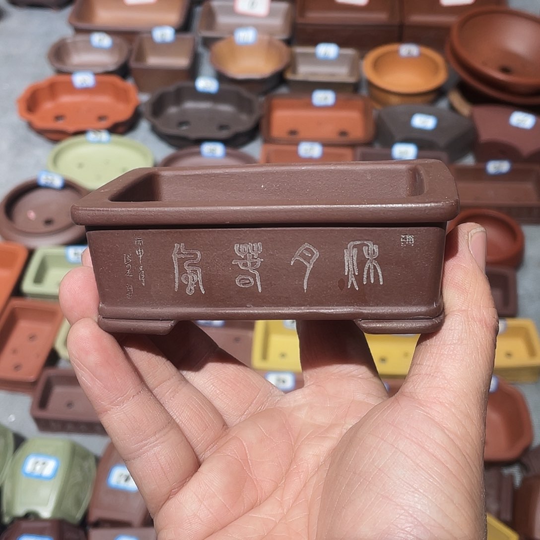 紫砂紫砂小盆8.5*5*2.5