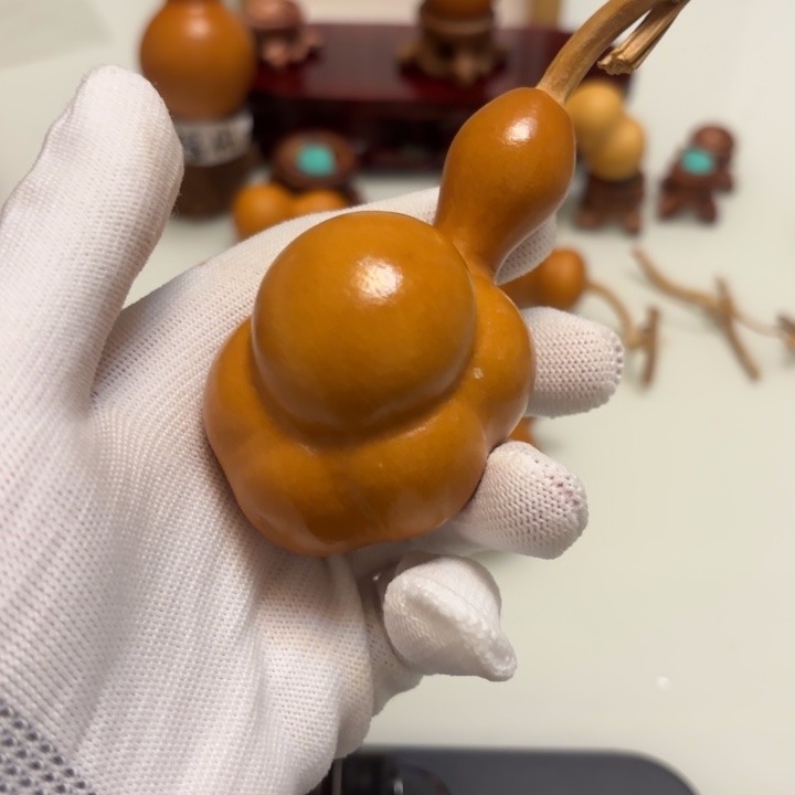用***2天然手捻老皮葫芦