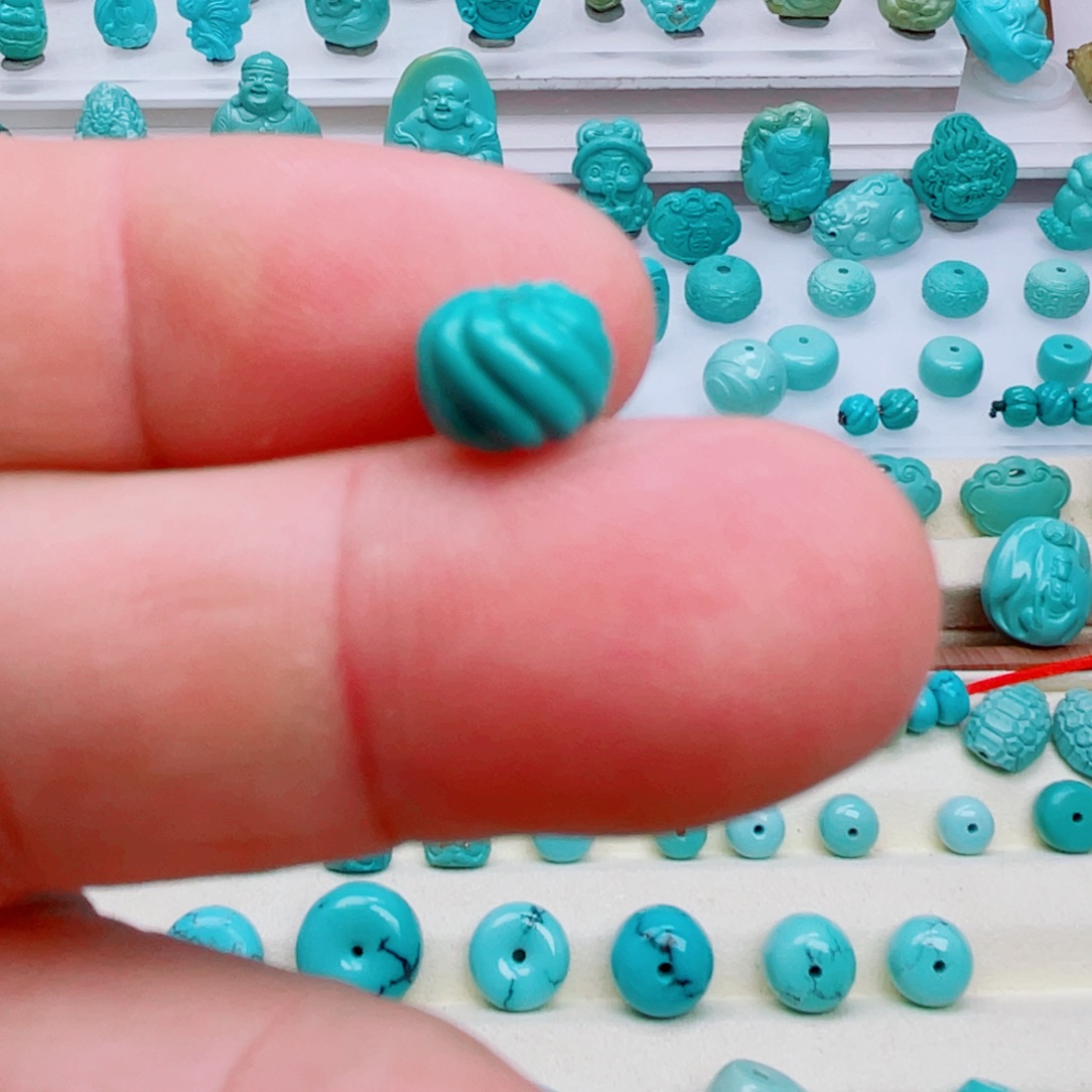 绿松石未镶嵌吊坠(不含链)