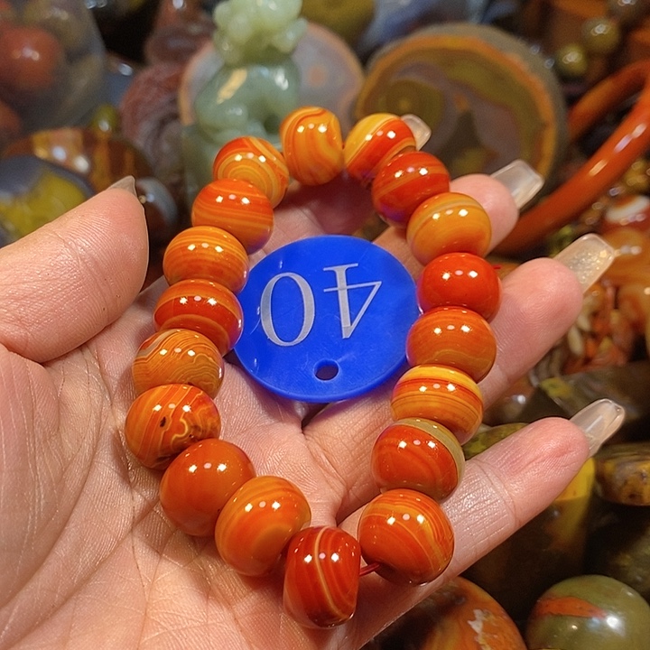 玛瑙/玉髓手链未镶嵌?***❄