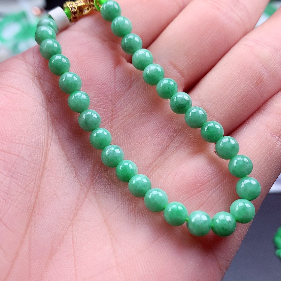 未镶嵌手链翡翠手串
