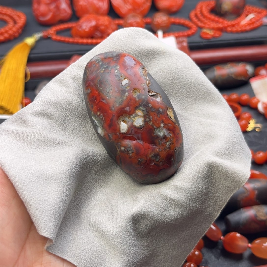 南红玛瑙未镶嵌手链