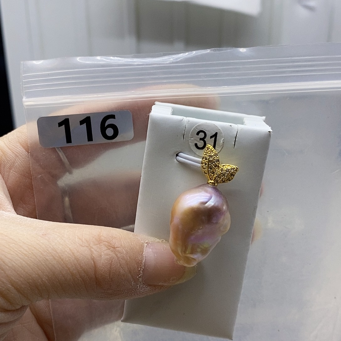 颈饰合金淡水珍珠