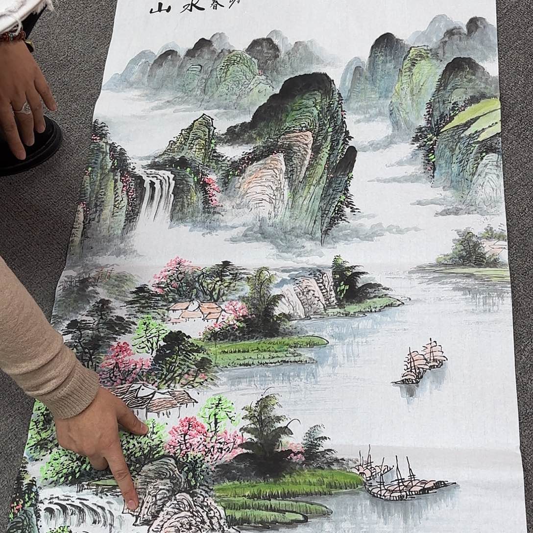 国画国画作品多次入选国内外