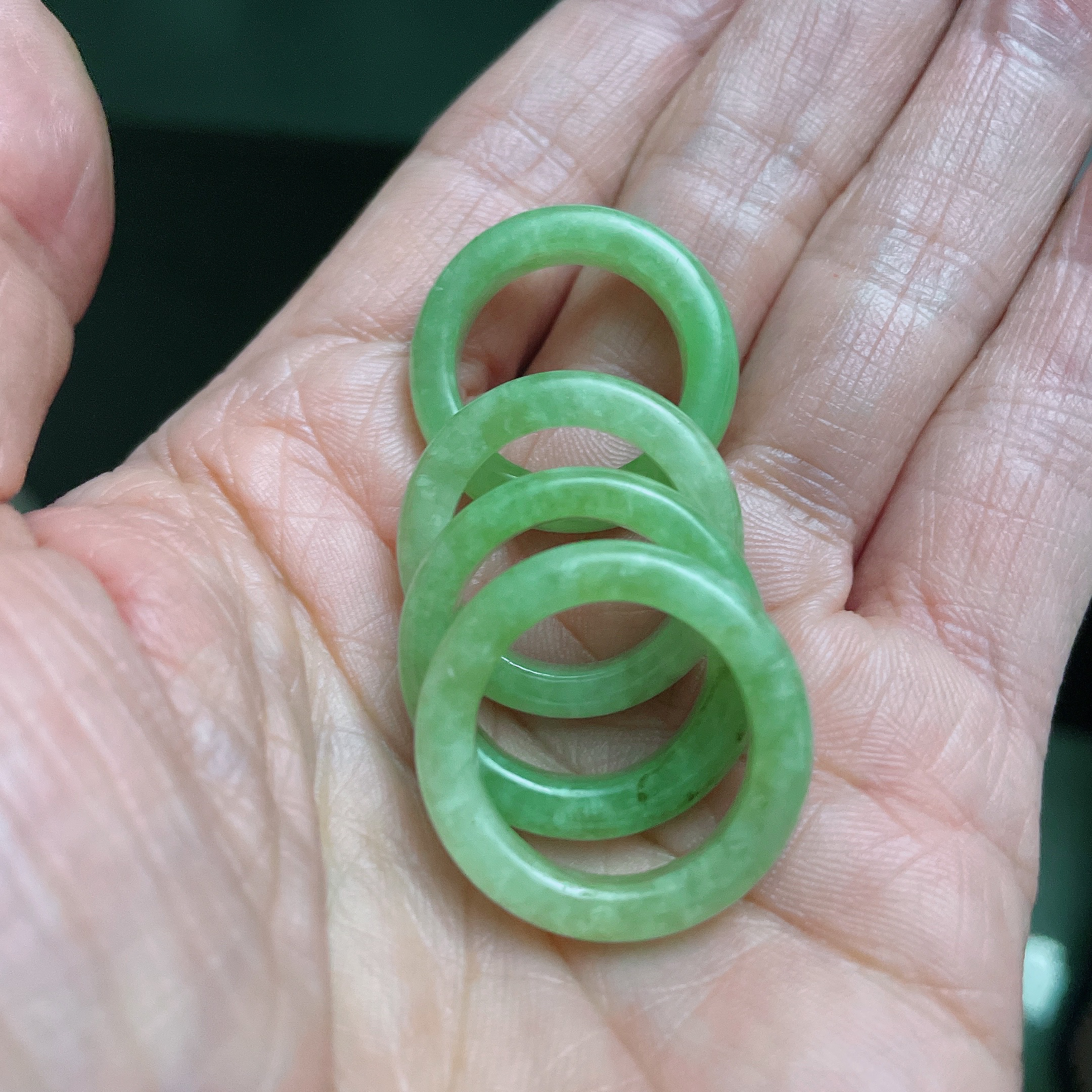 A货时尚气质冰透戒圈