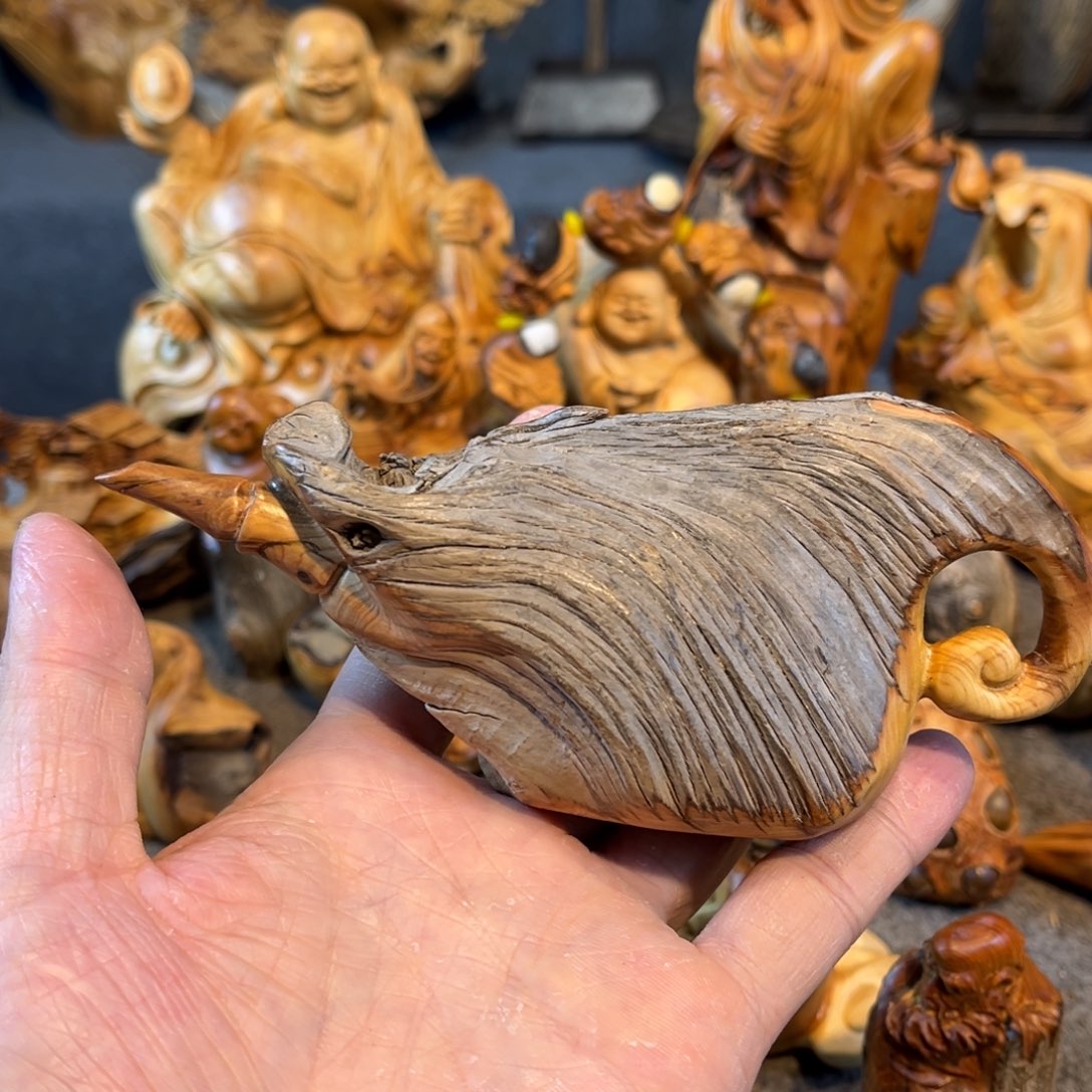 柏木（崖柏）根雕摆件工艺品