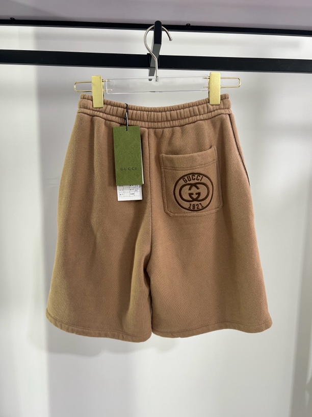 未使用 GUCCI/古驰 古驰gucci卡其色双G短裤【专属】
