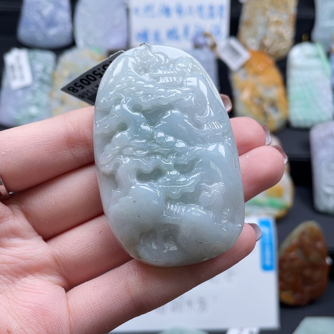 翡翠吊坠(不含链)未镶嵌