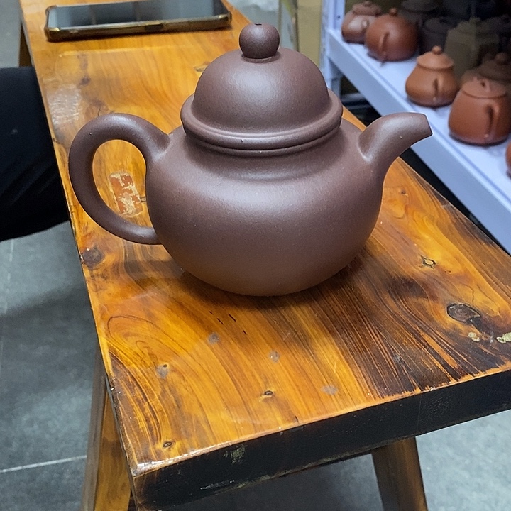 茶壶紫砂坊主早期全手底槽清掇球
