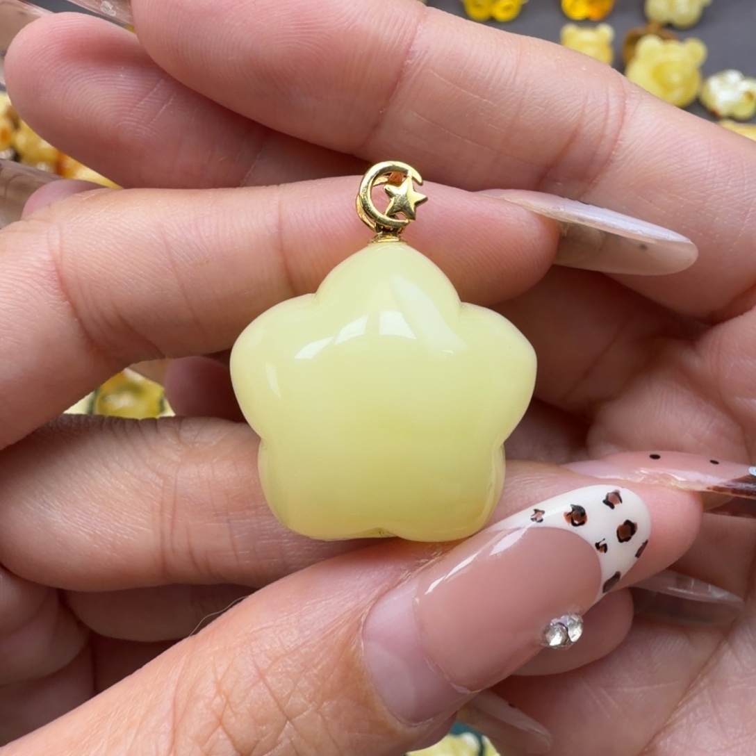 琥珀未镶嵌裸石蜜蜡