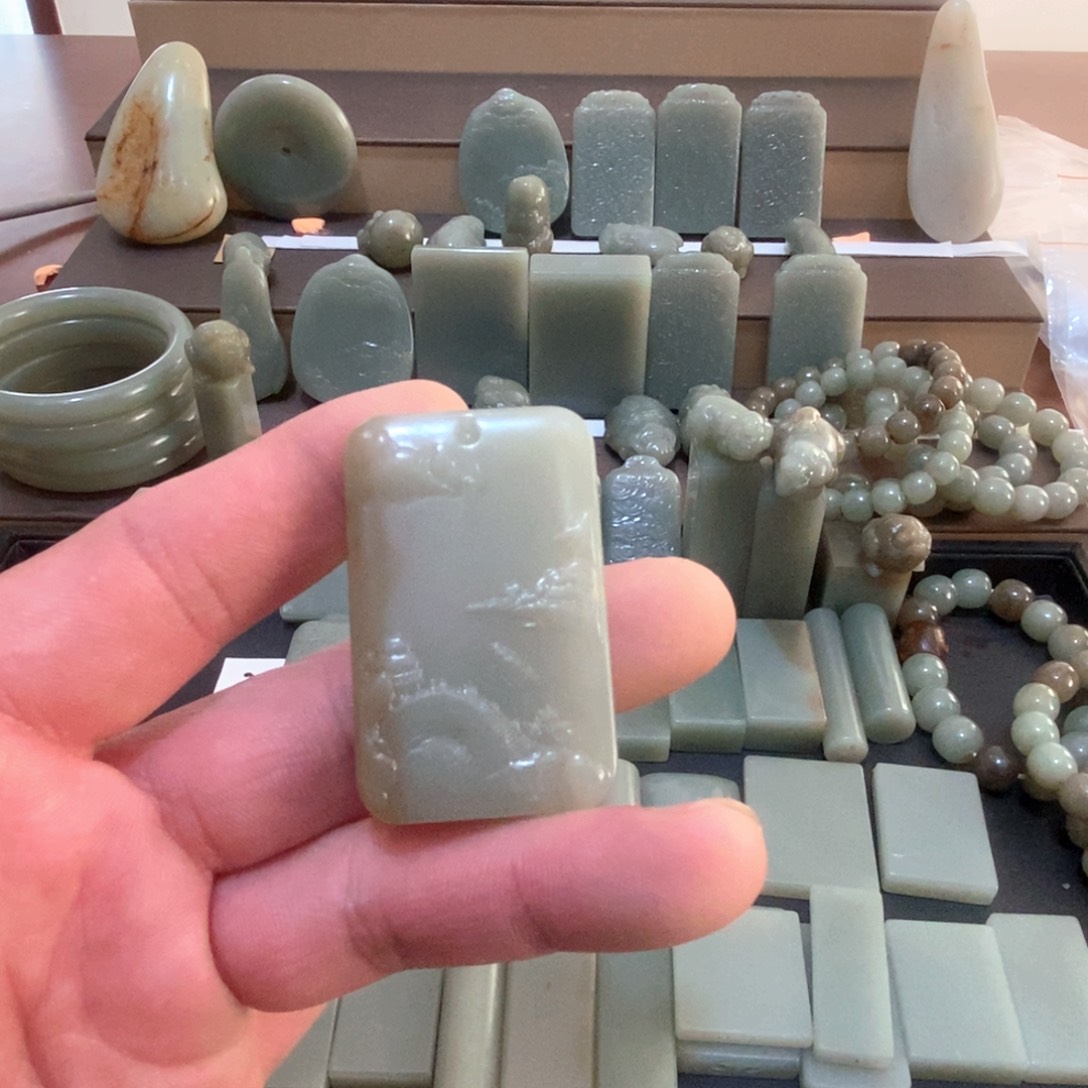 和田玉颈饰未镶嵌塗*32