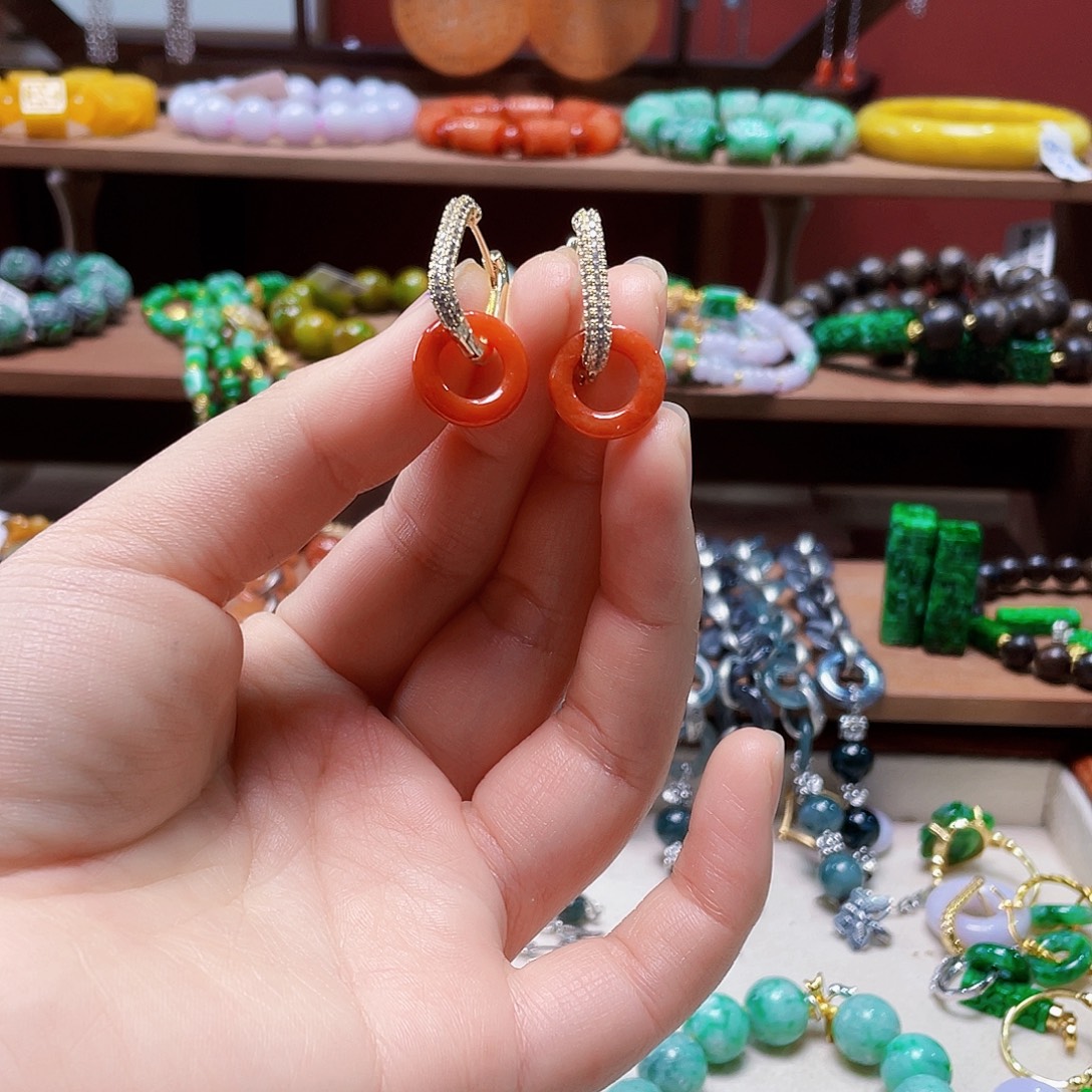 翡翠未镶嵌手链饰品