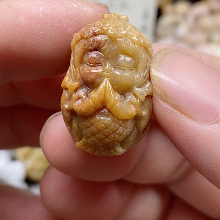 硅化珊瑚（珊瑚玉）未镶嵌颈饰