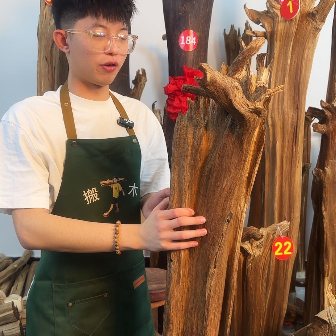 沉香摆件天然沉香原木摆件➕底座
