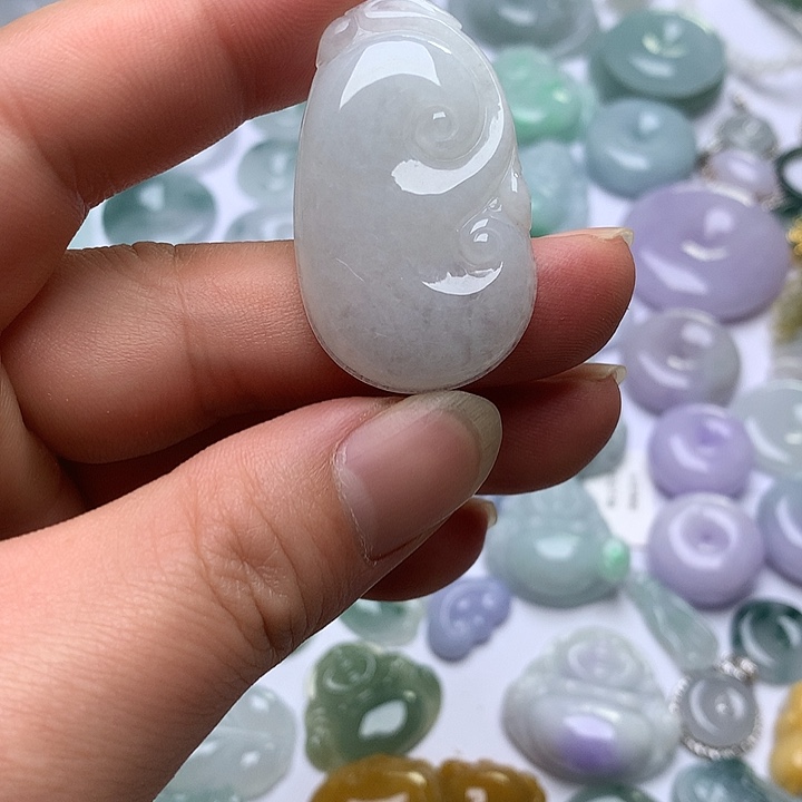 翡翠未镶嵌颈饰天然翡翠