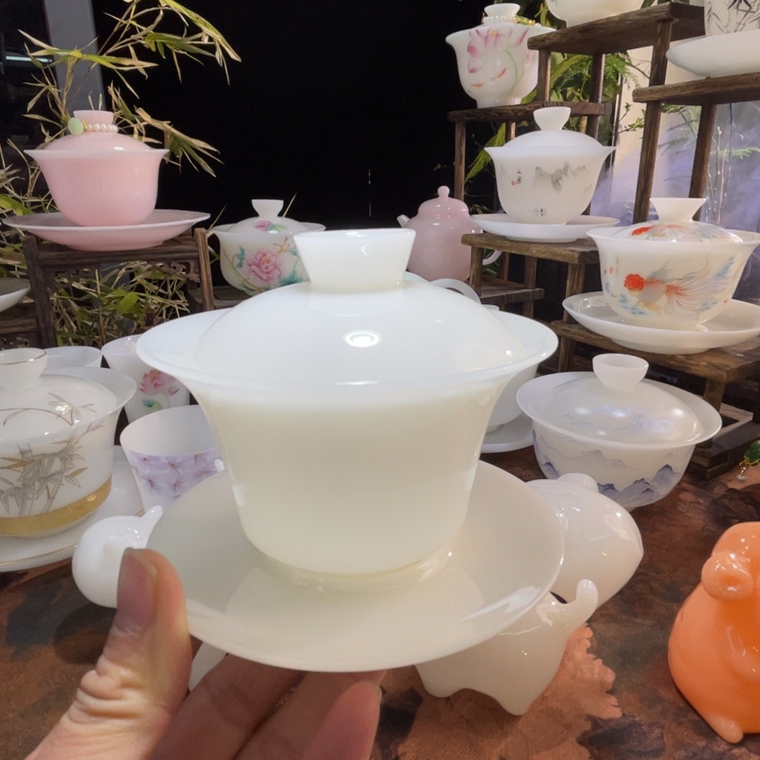 璞玉墨竹三才马蹄