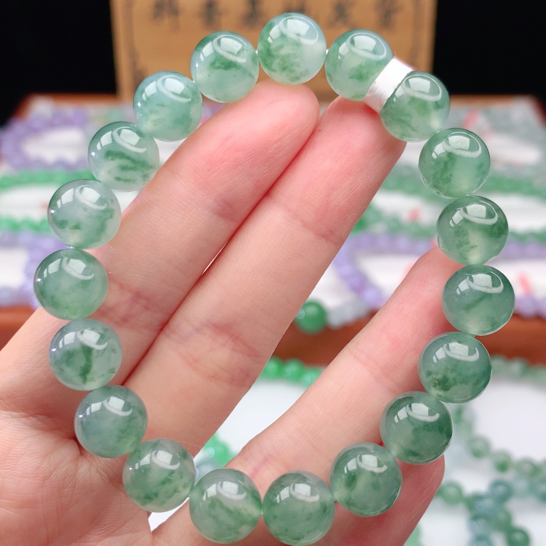 翡翠手链未镶嵌翡翠10mm