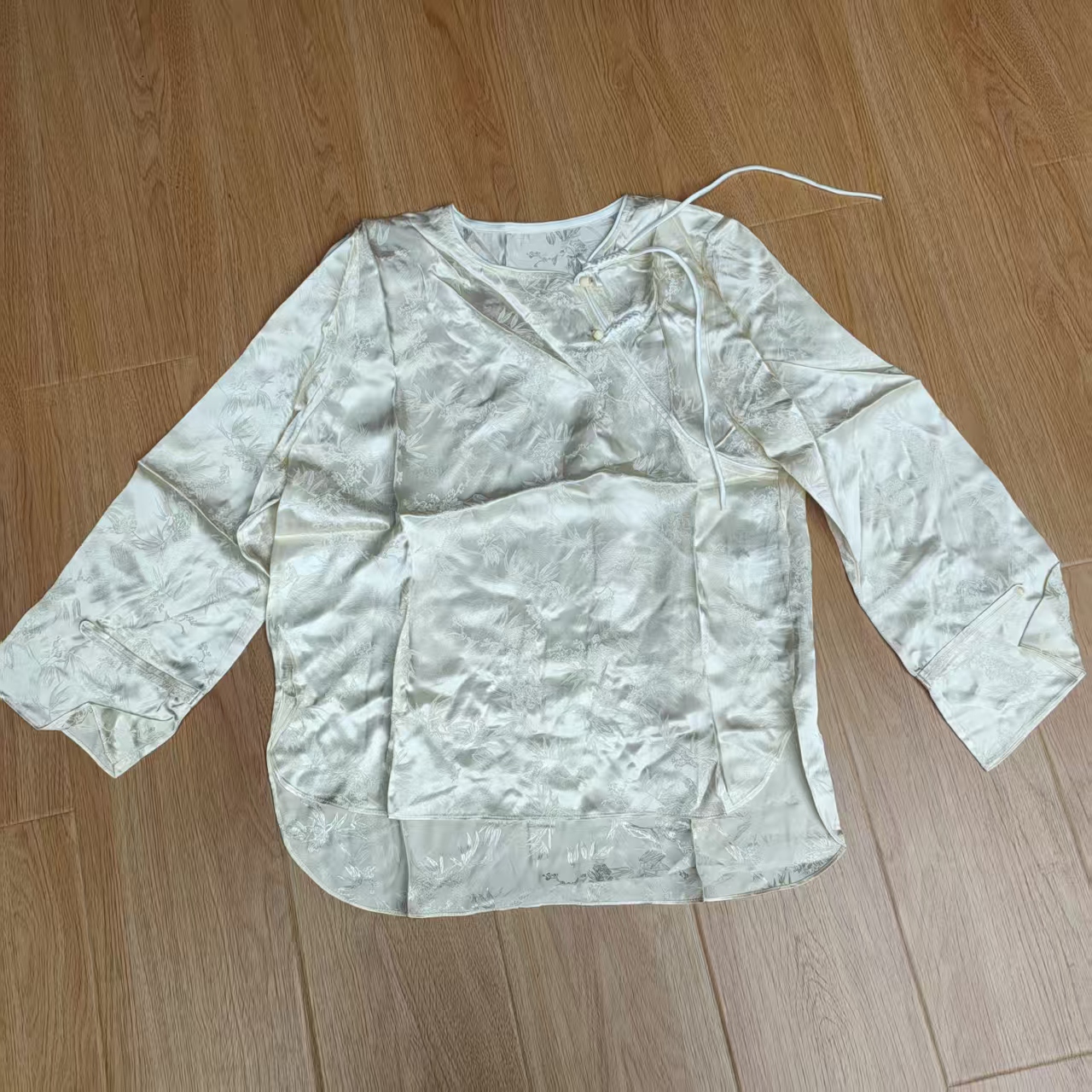 【南油玲姐】米杏色衬衣24001