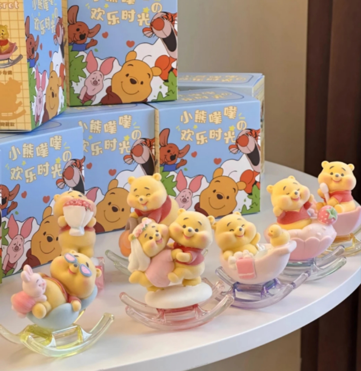 小熊噗噗欢乐时光植绒款