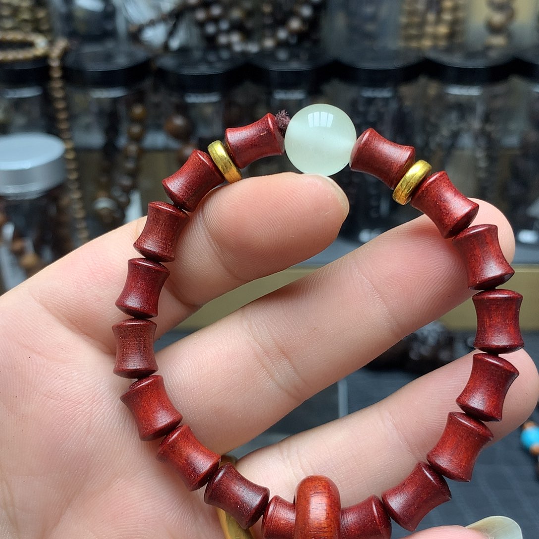 非洲檀香无事牌08888手串