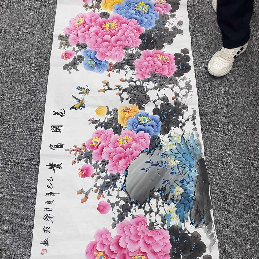 国画纯手绘字画宣纸