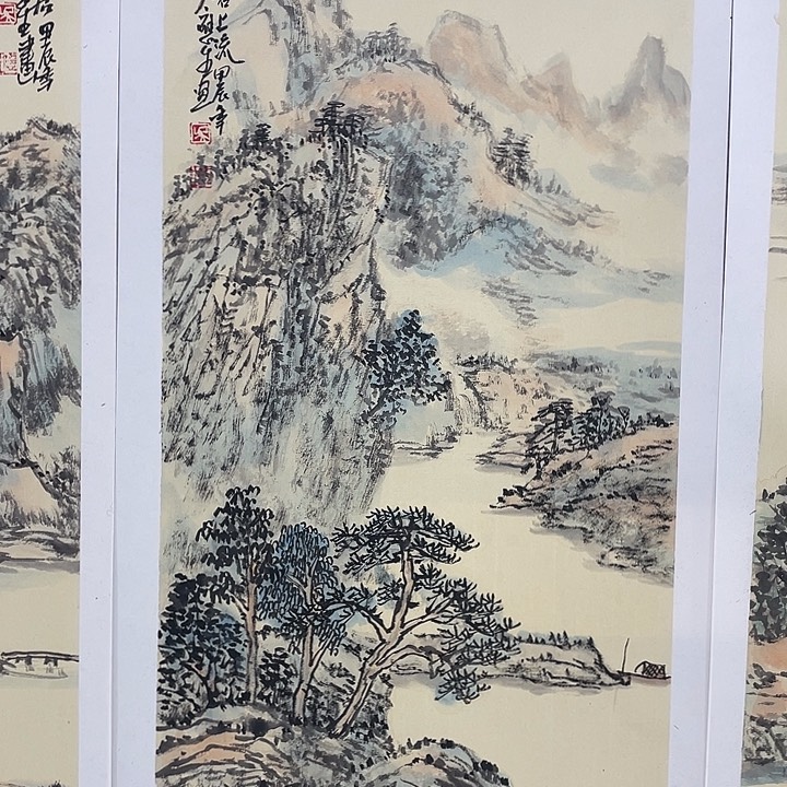 国画老师手绘作品