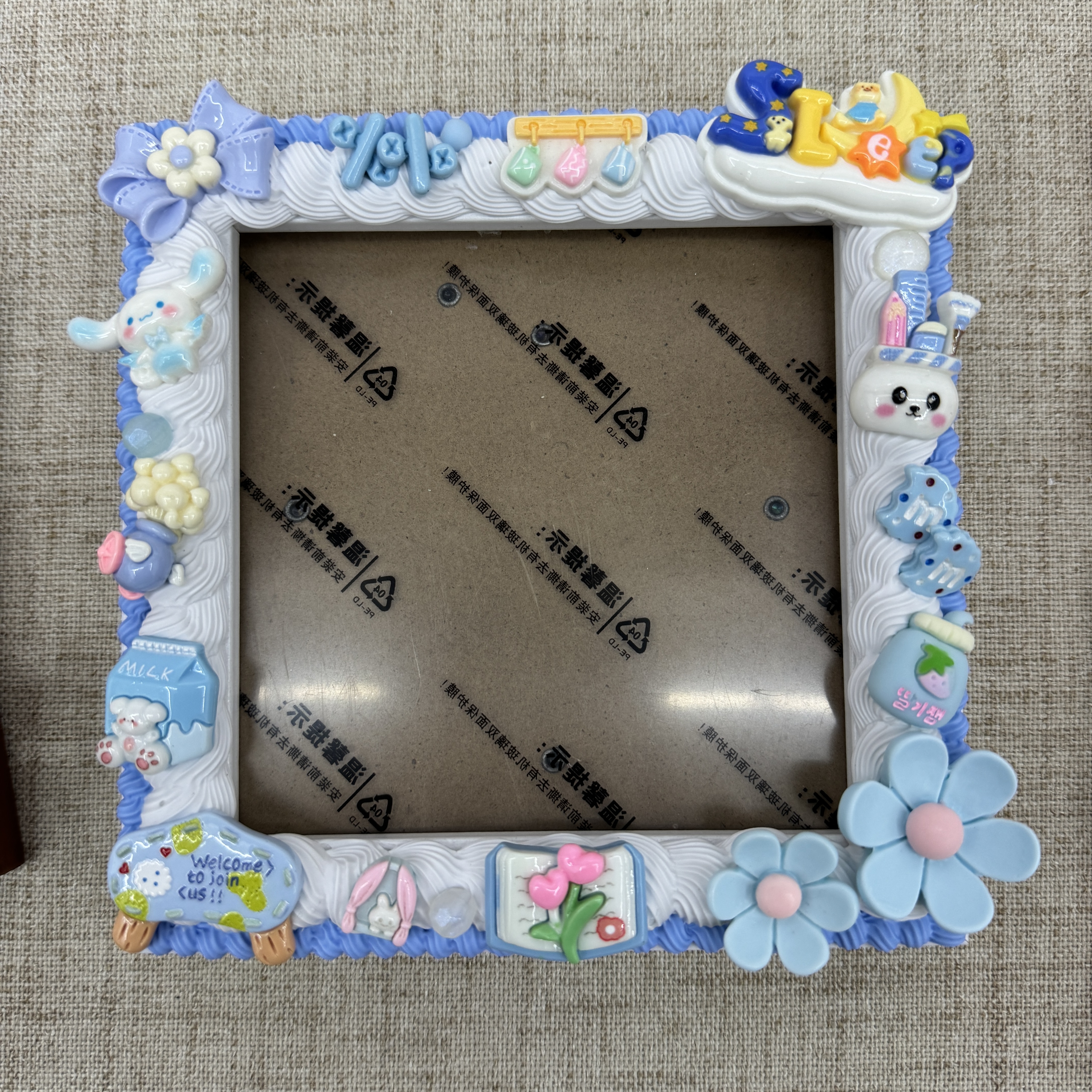 手工奶油胶相框礼品