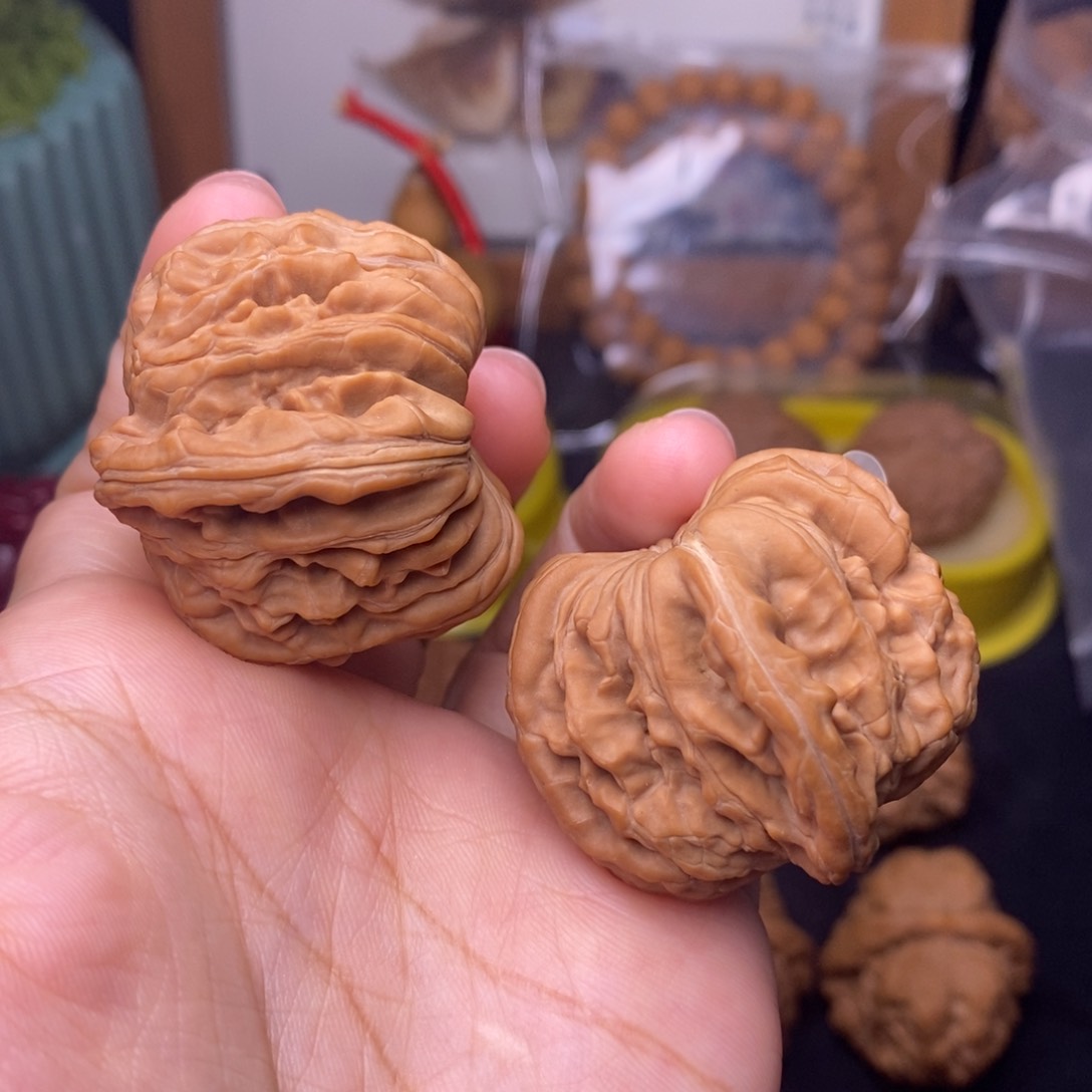 文玩核桃把件41.5拱桥楼