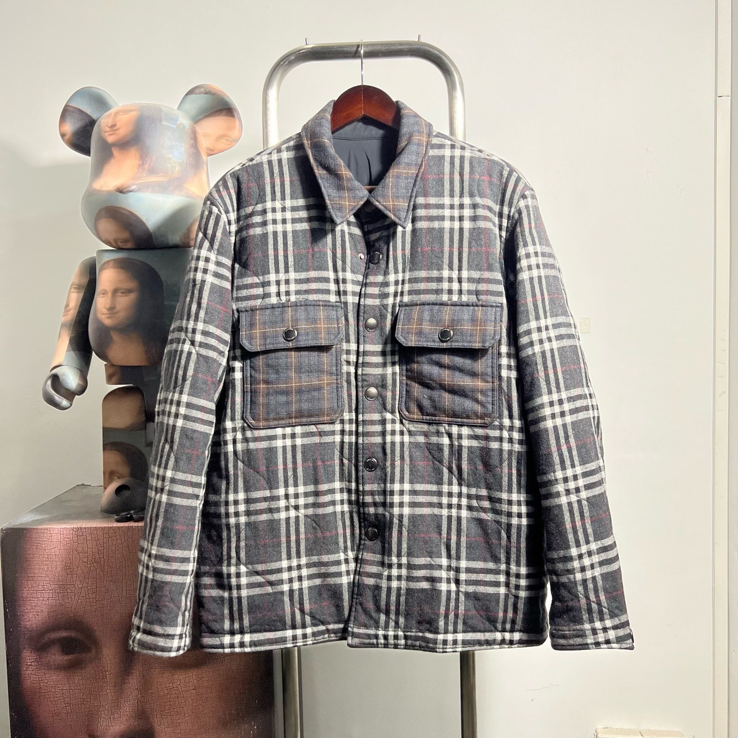 99新 BURBERRY/博柏利 双面羽绒服 T2817尺码L胸围62衣长74