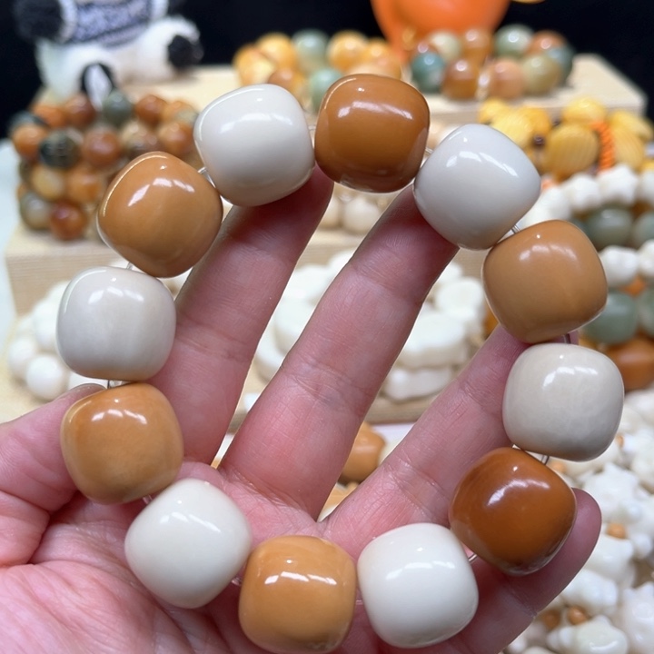 菩提根/象牙果吊坠微瑕象牙果桶珠1-13-173