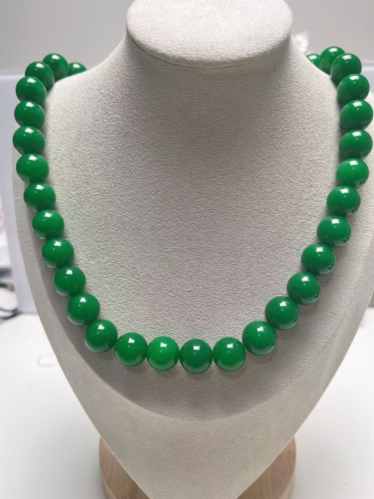 辣绿10mm全珠百搭毛衣链