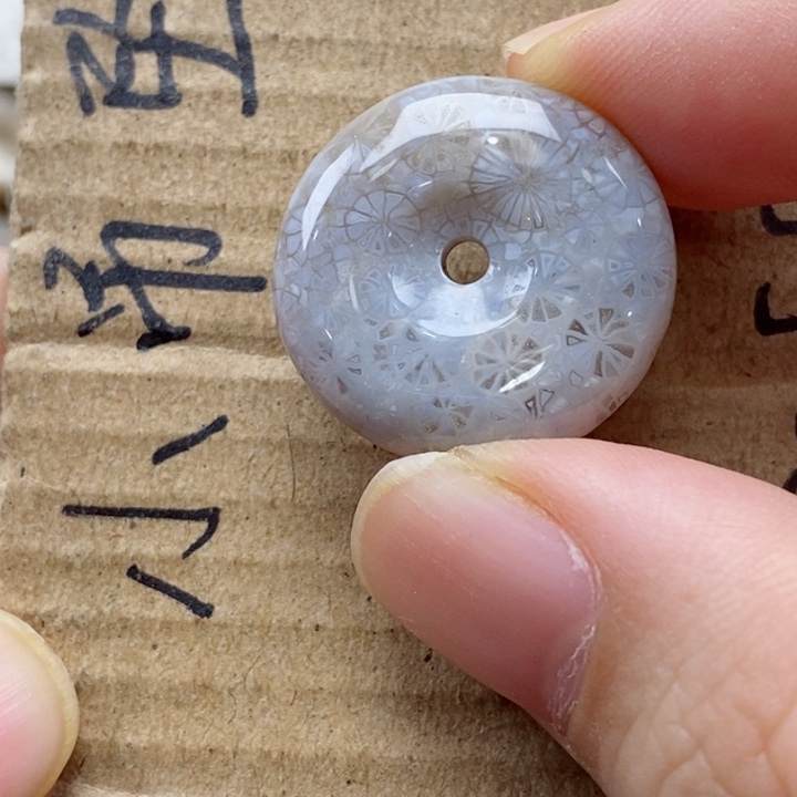 硅化珊瑚（珊瑚玉）颈饰未镶嵌