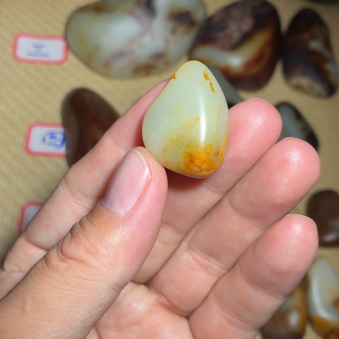 和田玉未镶嵌挂件13.3