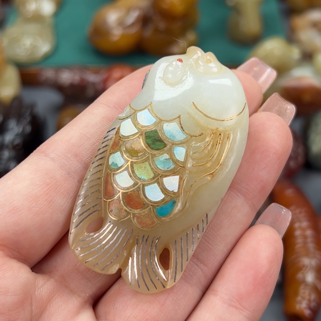 和田玉颈饰未镶嵌古*