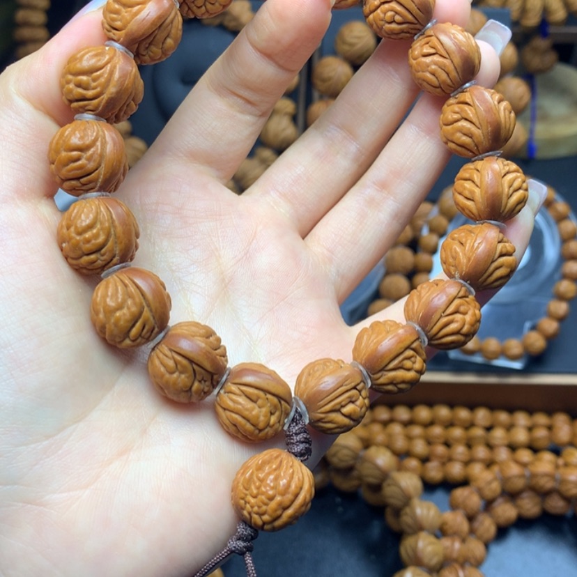 【闪购商品】桃核手串荔枝16手串