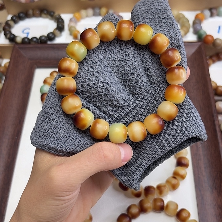 手串菩提根/象牙果卡14干磨油王k1